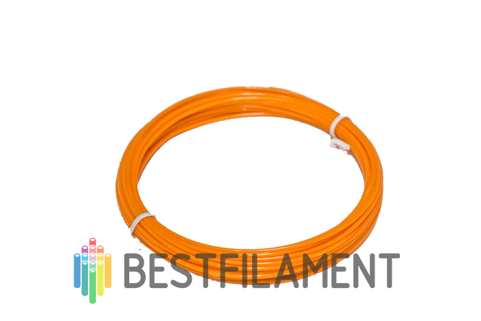 Пробник оранжевого PLA-пластика Bestfilament, 1.75 мм