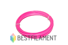 Пробник розового PLA-пластика Bestfilament, 1.75 мм