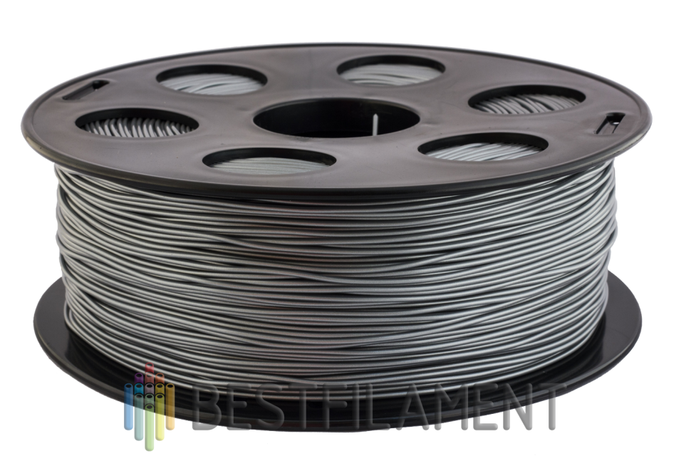 Серебристый металлик PLA пластик Bestfilament для 3D-принтеров 1 кг (2.85 мм)