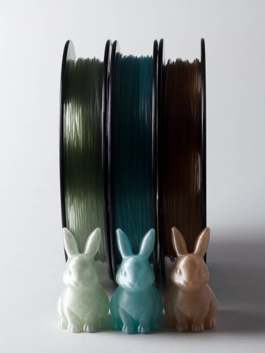 Светящийся в темноте PETG пластик Bestfilament для 3D-принтеров, цвет синий, 0,5 кг (1,75 мм)