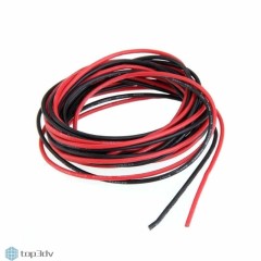 Провод AWG20 силиконовый 1м красный+1м черный