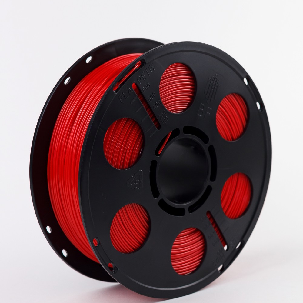 Красный PETG пластик Bestfilament для 3D-принтеров 1 кг (2,85 мм)