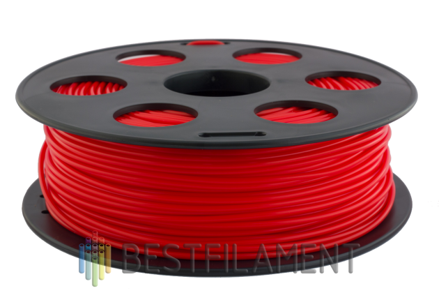 Красный PETG пластик Bestfilament для 3D-принтеров 1 кг (2,85 мм)